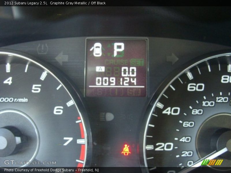 Graphite Gray Metallic / Off Black 2012 Subaru Legacy 2.5i