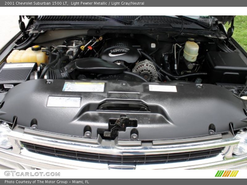 Light Pewter Metallic / Light Gray/Neutral 2001 Chevrolet Suburban 1500 LT