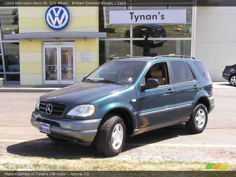 Brilliant Emerald Metallic / Sand 1999 Mercedes-Benz ML 320 4Matic