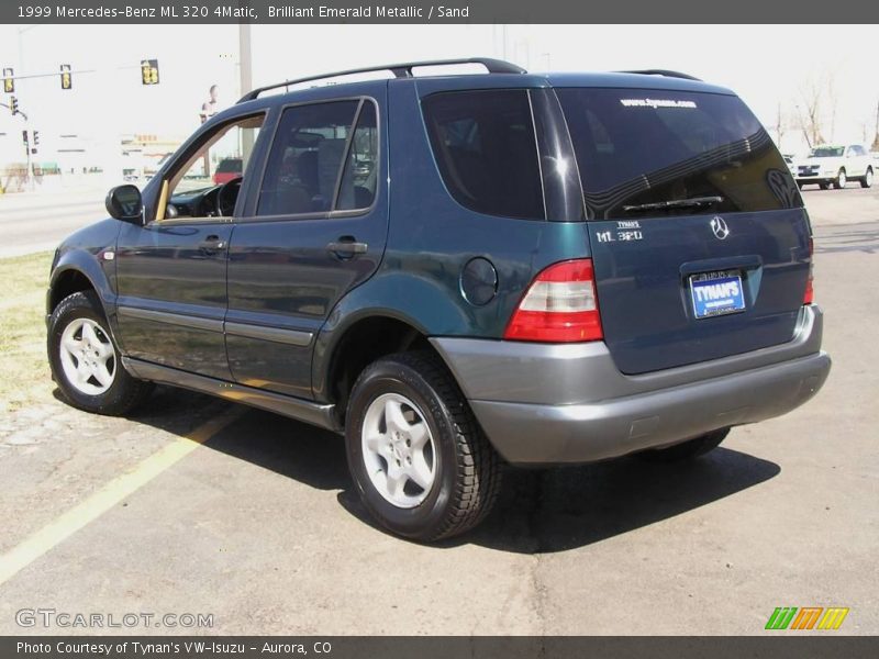 Brilliant Emerald Metallic / Sand 1999 Mercedes-Benz ML 320 4Matic