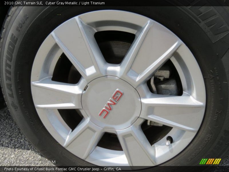 Cyber Gray Metallic / Light Titanium 2010 GMC Terrain SLE