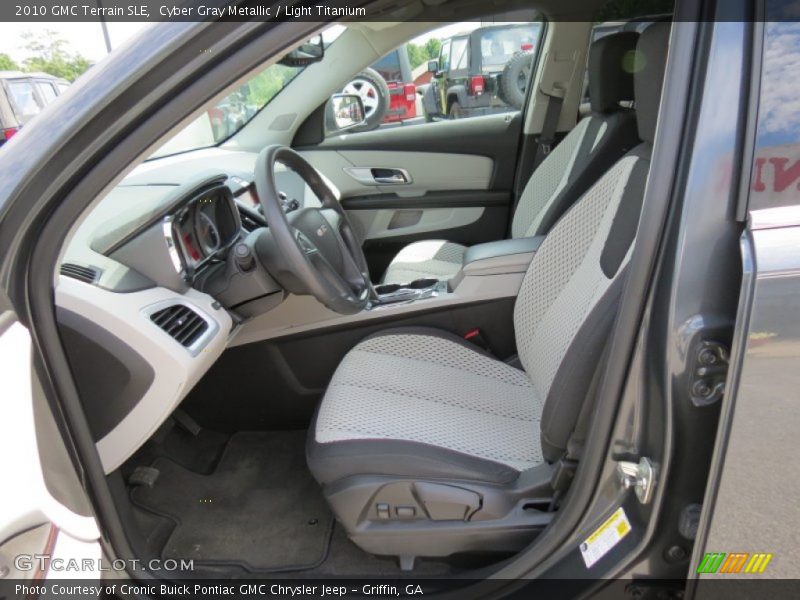 Cyber Gray Metallic / Light Titanium 2010 GMC Terrain SLE