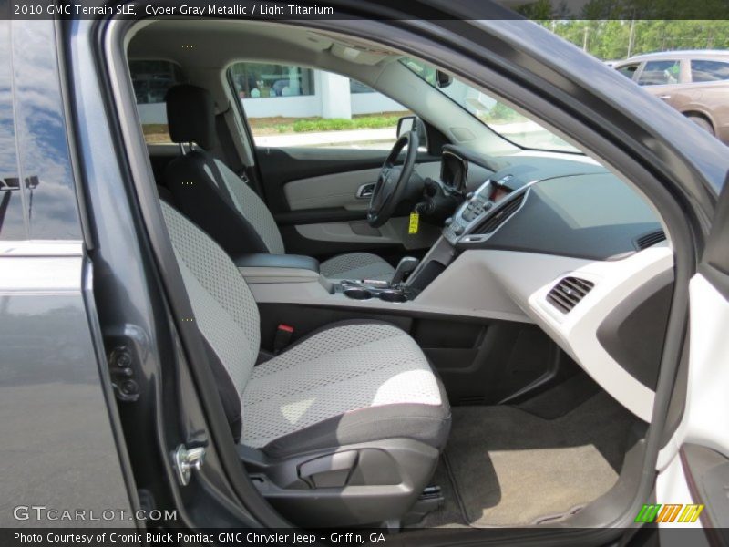 Cyber Gray Metallic / Light Titanium 2010 GMC Terrain SLE