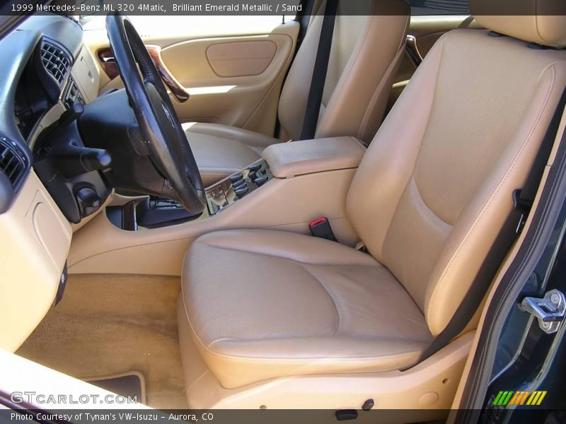Brilliant Emerald Metallic / Sand 1999 Mercedes-Benz ML 320 4Matic
