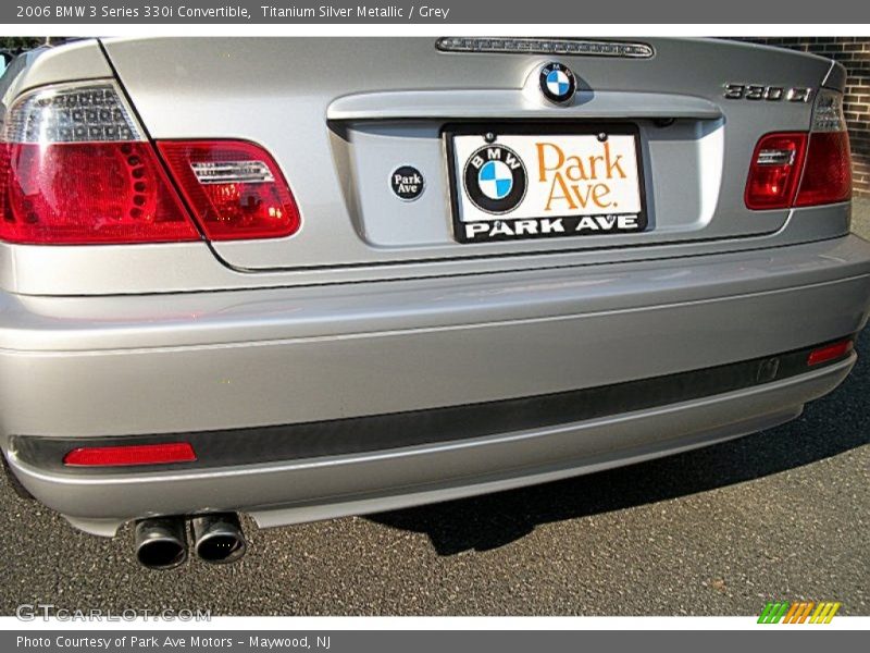 Titanium Silver Metallic / Grey 2006 BMW 3 Series 330i Convertible