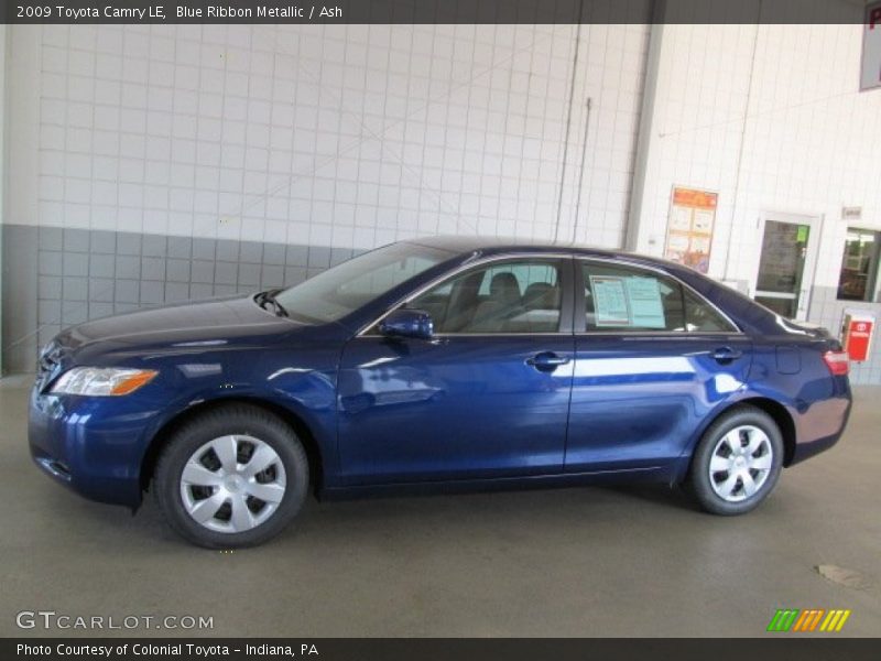Blue Ribbon Metallic / Ash 2009 Toyota Camry LE