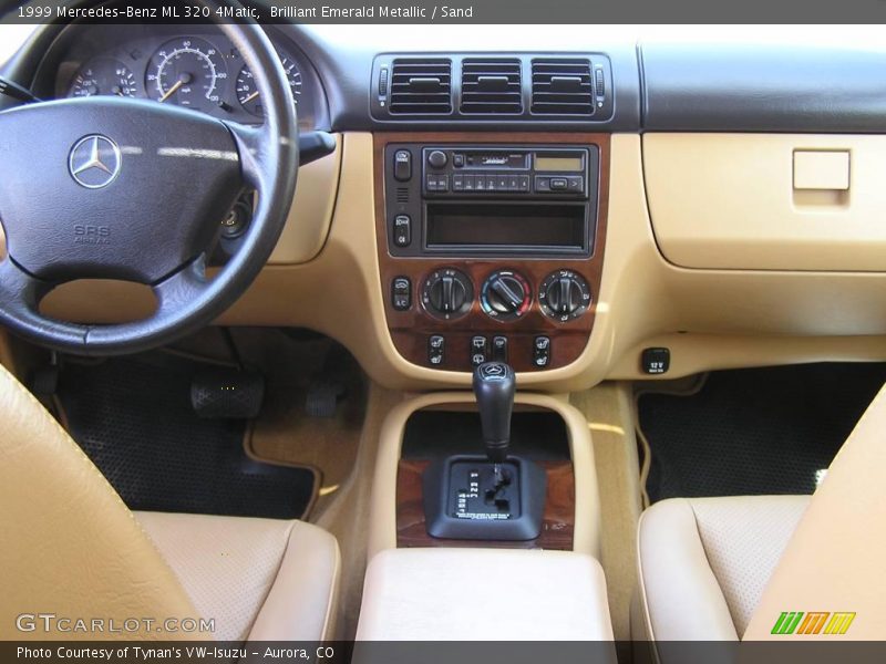 Brilliant Emerald Metallic / Sand 1999 Mercedes-Benz ML 320 4Matic