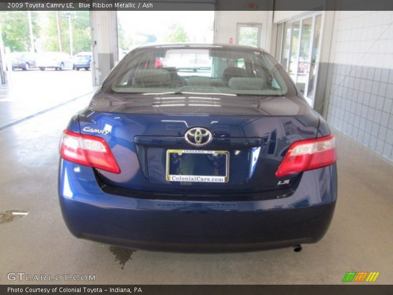 Blue Ribbon Metallic / Ash 2009 Toyota Camry LE
