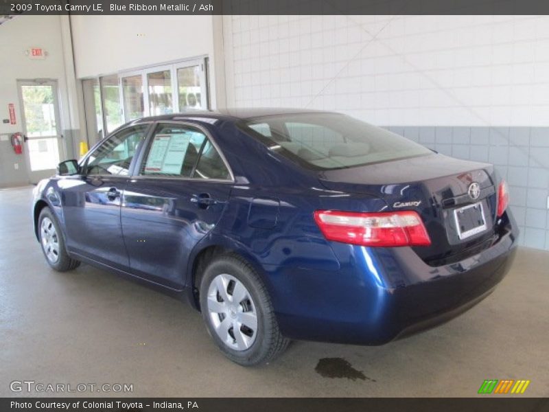 Blue Ribbon Metallic / Ash 2009 Toyota Camry LE
