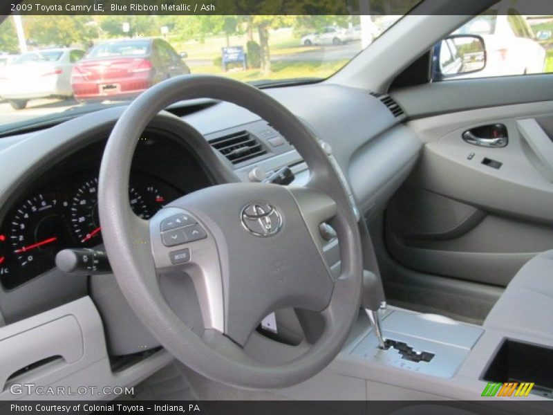 Blue Ribbon Metallic / Ash 2009 Toyota Camry LE