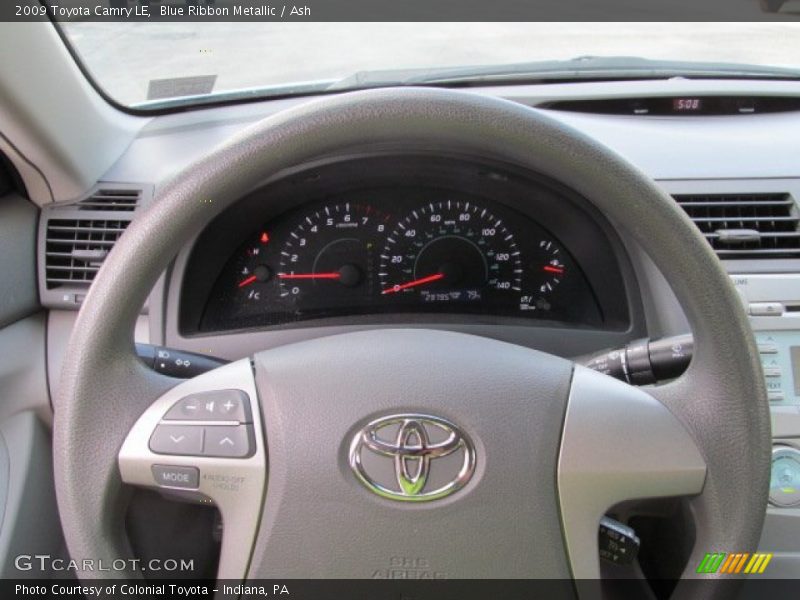 Blue Ribbon Metallic / Ash 2009 Toyota Camry LE