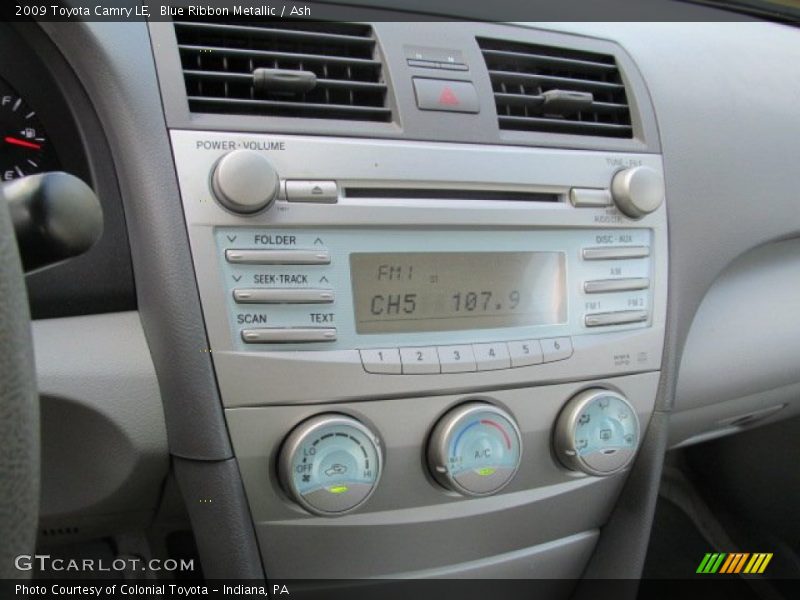 Blue Ribbon Metallic / Ash 2009 Toyota Camry LE