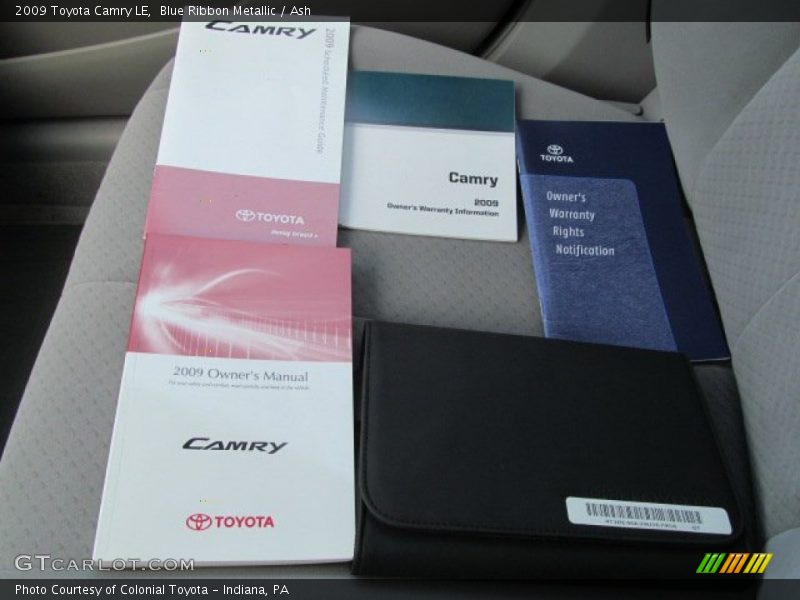 Blue Ribbon Metallic / Ash 2009 Toyota Camry LE