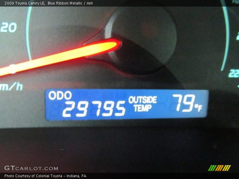 Blue Ribbon Metallic / Ash 2009 Toyota Camry LE