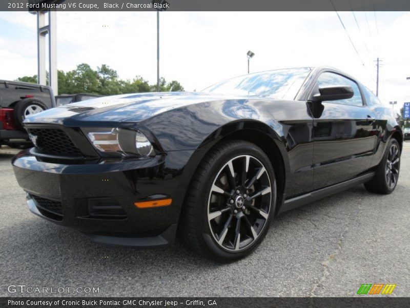 Black / Charcoal Black 2012 Ford Mustang V6 Coupe
