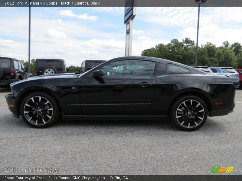 Black / Charcoal Black 2012 Ford Mustang V6 Coupe