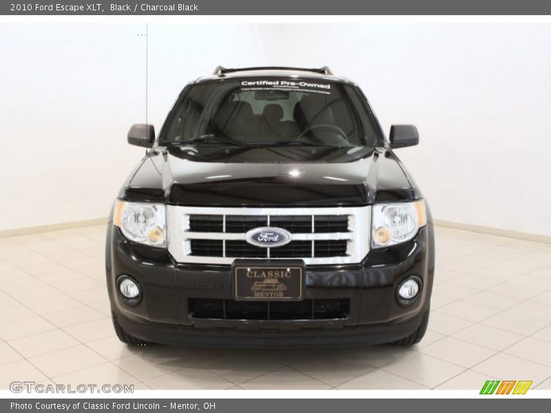 Black / Charcoal Black 2010 Ford Escape XLT