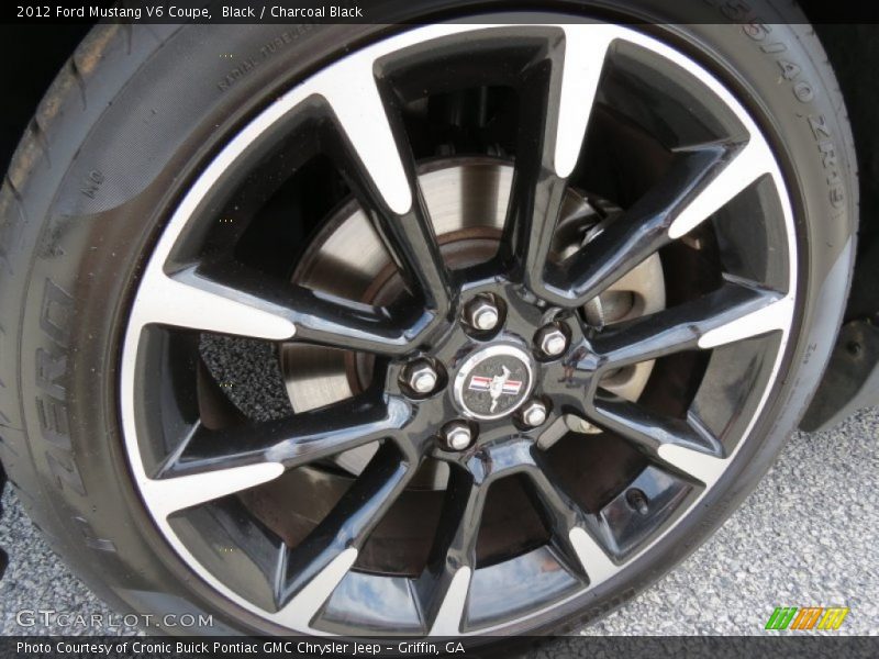 Black / Charcoal Black 2012 Ford Mustang V6 Coupe