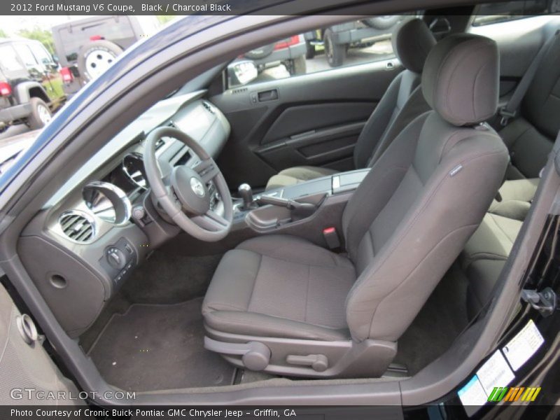 Black / Charcoal Black 2012 Ford Mustang V6 Coupe