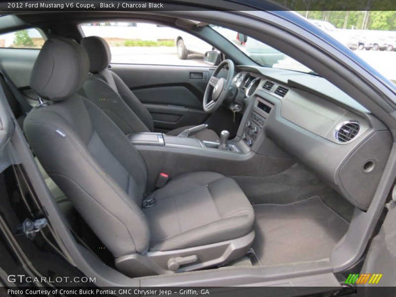 Black / Charcoal Black 2012 Ford Mustang V6 Coupe