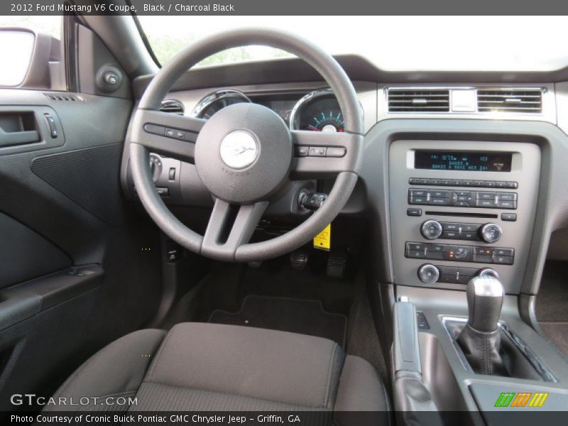 Black / Charcoal Black 2012 Ford Mustang V6 Coupe