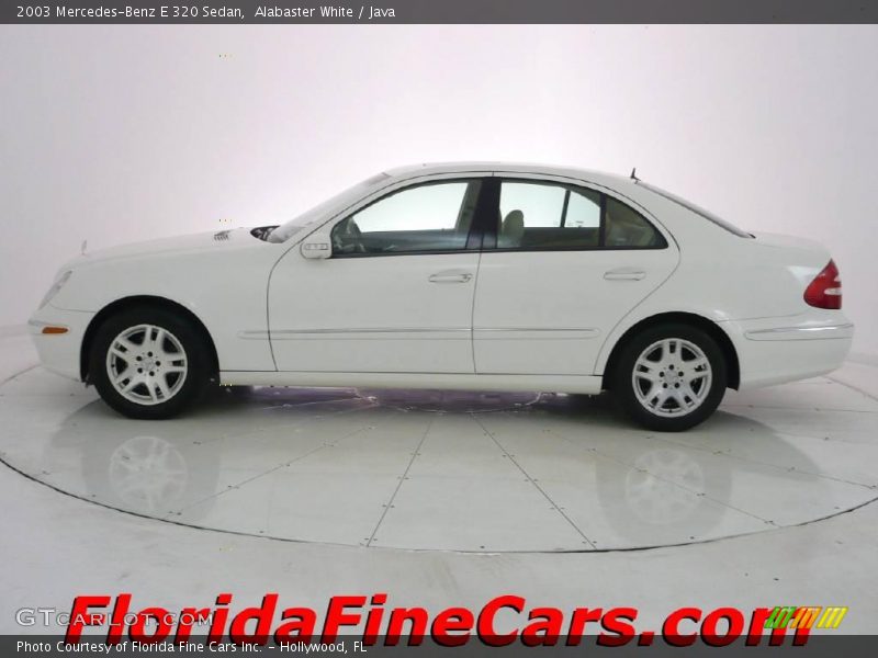 Alabaster White / Java 2003 Mercedes-Benz E 320 Sedan