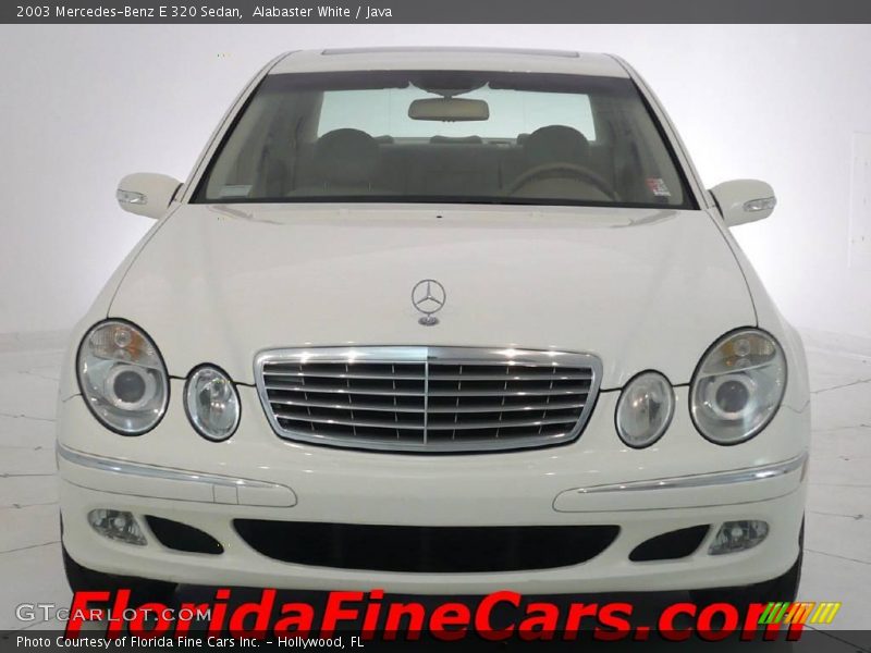 Alabaster White / Java 2003 Mercedes-Benz E 320 Sedan