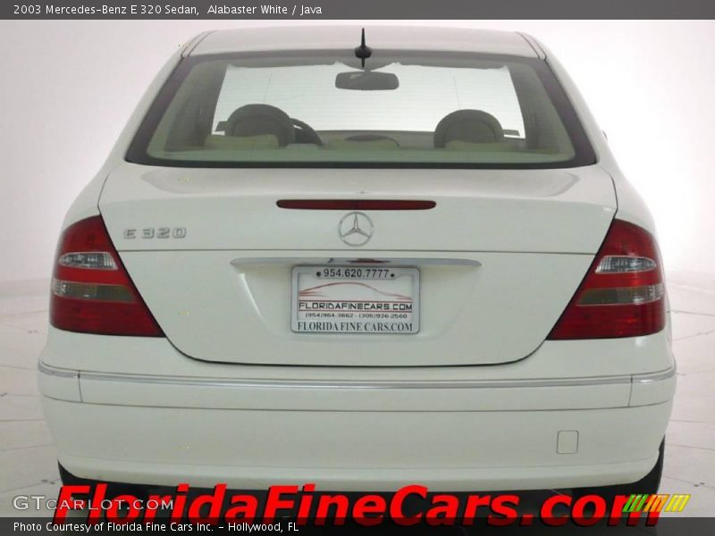 Alabaster White / Java 2003 Mercedes-Benz E 320 Sedan