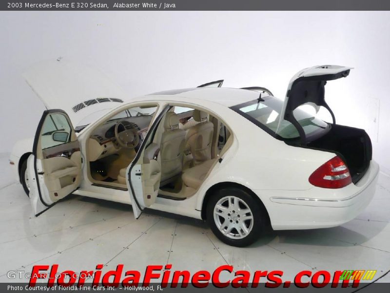 Alabaster White / Java 2003 Mercedes-Benz E 320 Sedan