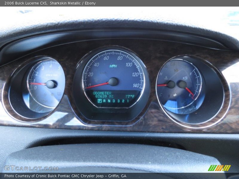 Sharkskin Metallic / Ebony 2006 Buick Lucerne CXS