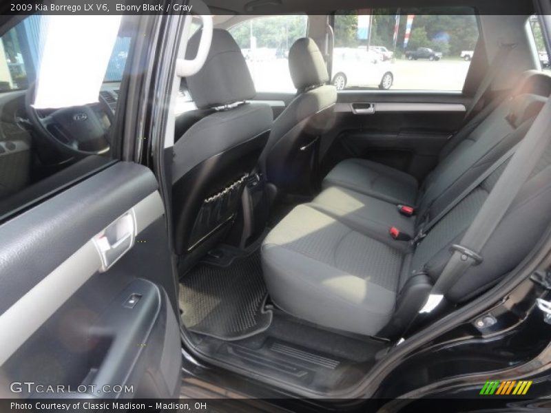 Ebony Black / Gray 2009 Kia Borrego LX V6