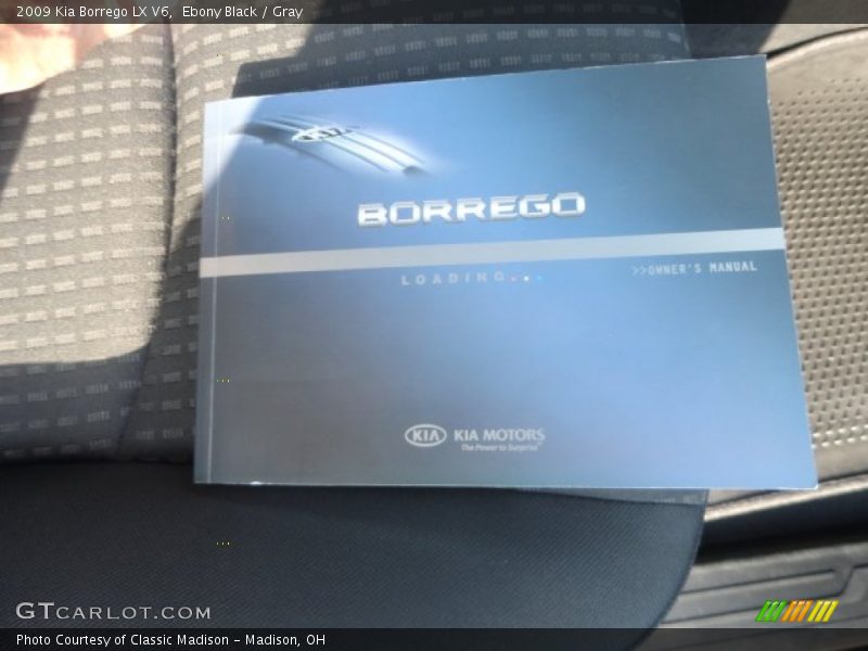 Ebony Black / Gray 2009 Kia Borrego LX V6