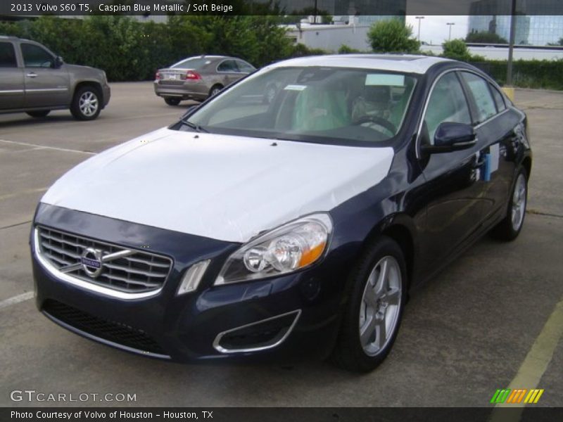 Caspian Blue Metallic / Soft Beige 2013 Volvo S60 T5