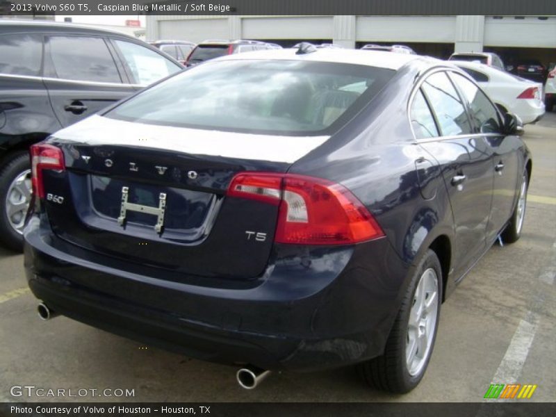 Caspian Blue Metallic / Soft Beige 2013 Volvo S60 T5