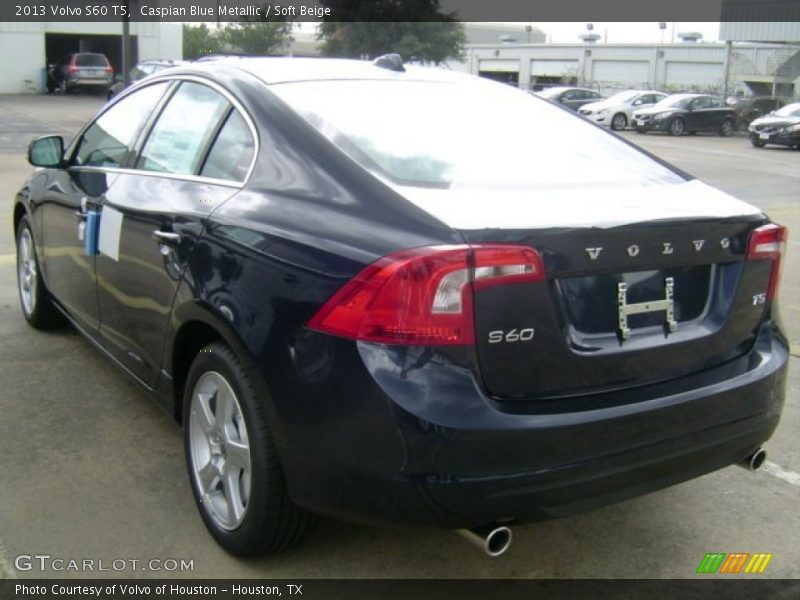 Caspian Blue Metallic / Soft Beige 2013 Volvo S60 T5
