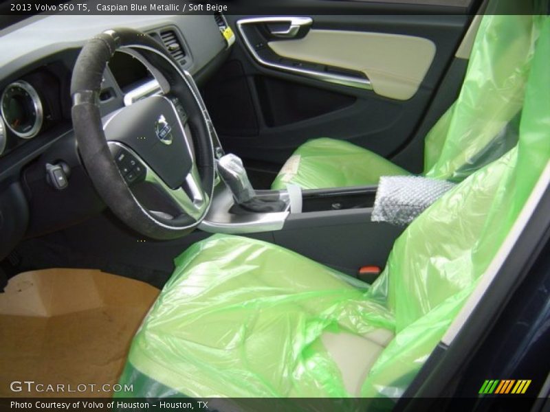 Caspian Blue Metallic / Soft Beige 2013 Volvo S60 T5
