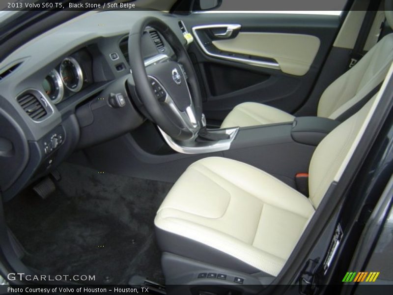 Black Stone / Soft Beige 2013 Volvo S60 T5