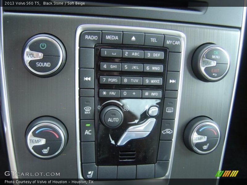 Black Stone / Soft Beige 2013 Volvo S60 T5