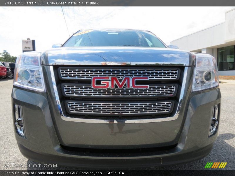 Gray Green Metallic / Jet Black 2013 GMC Terrain SLT