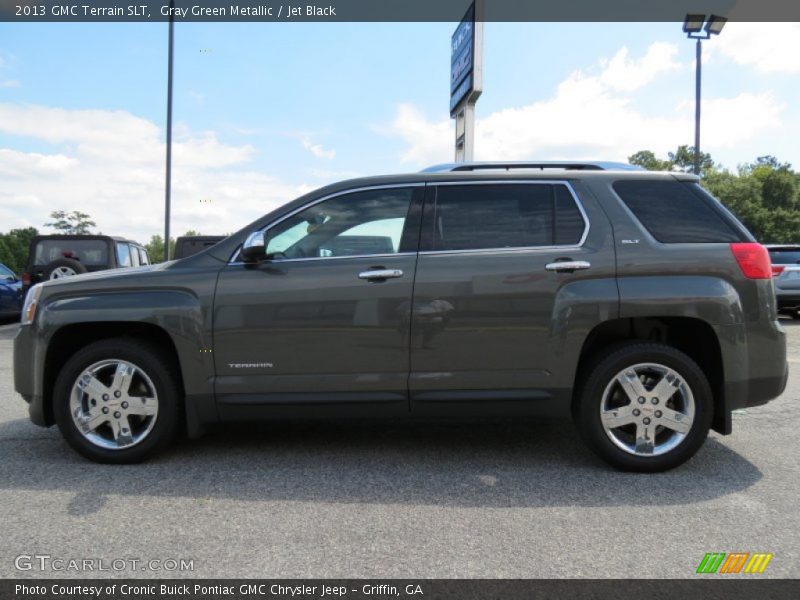 Gray Green Metallic / Jet Black 2013 GMC Terrain SLT