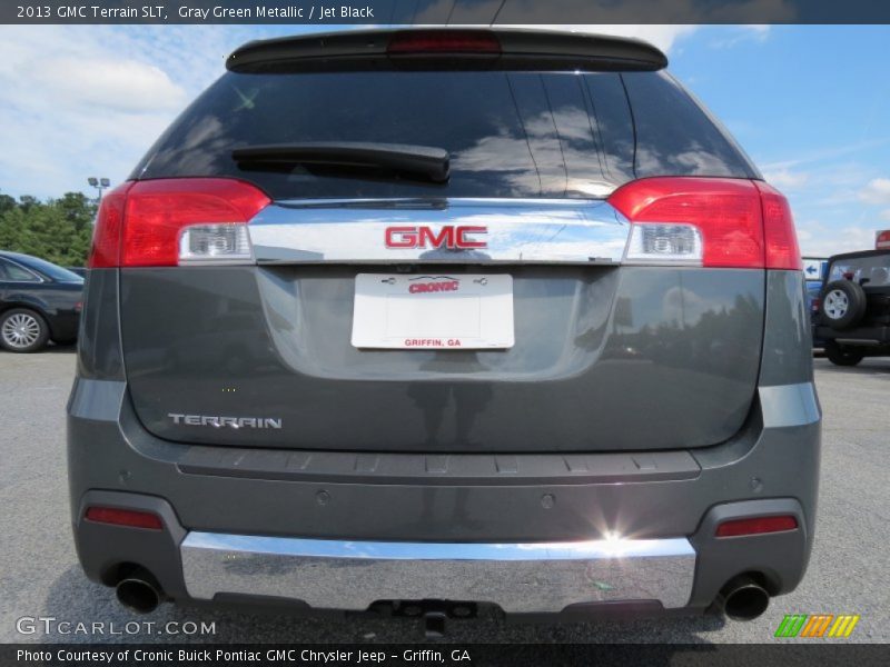 Gray Green Metallic / Jet Black 2013 GMC Terrain SLT