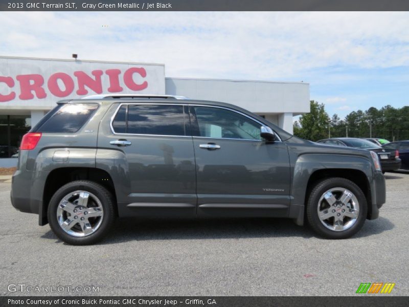 Gray Green Metallic / Jet Black 2013 GMC Terrain SLT