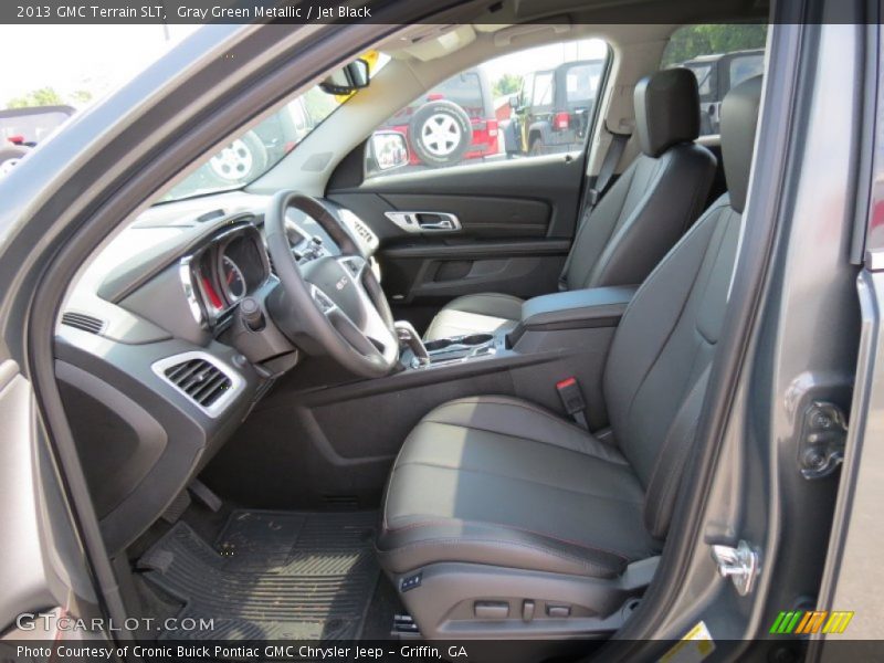 Gray Green Metallic / Jet Black 2013 GMC Terrain SLT
