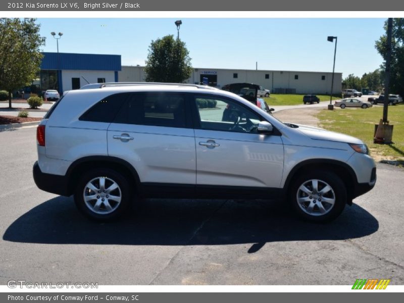 Bright Silver / Black 2012 Kia Sorento LX V6