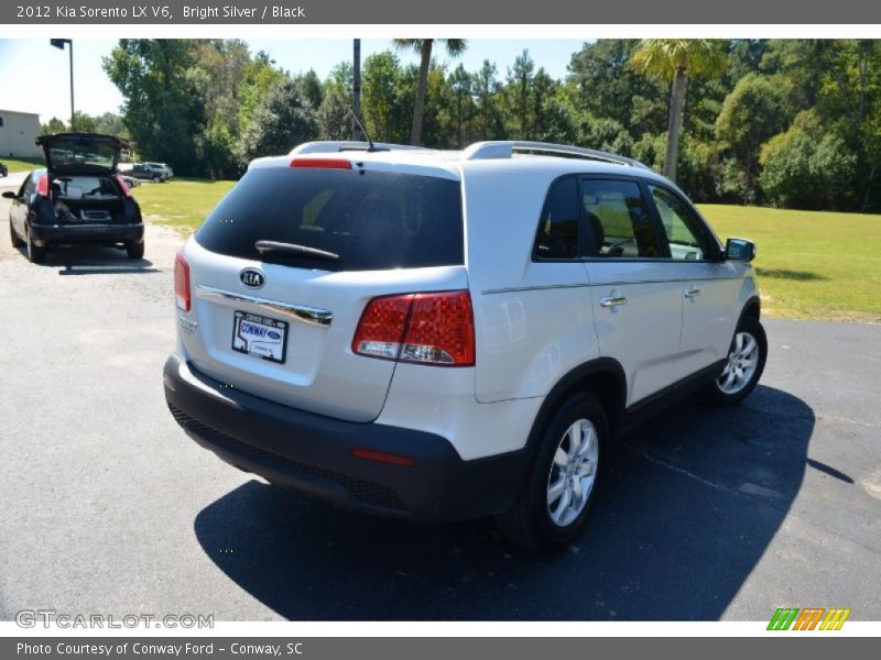 Bright Silver / Black 2012 Kia Sorento LX V6