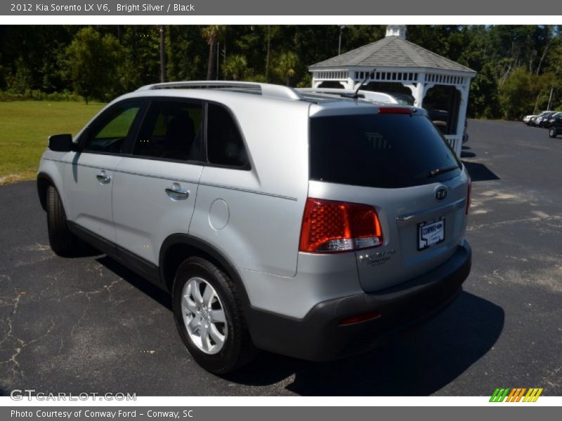 Bright Silver / Black 2012 Kia Sorento LX V6