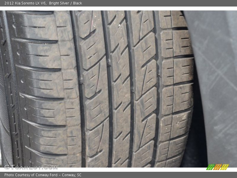 Bright Silver / Black 2012 Kia Sorento LX V6