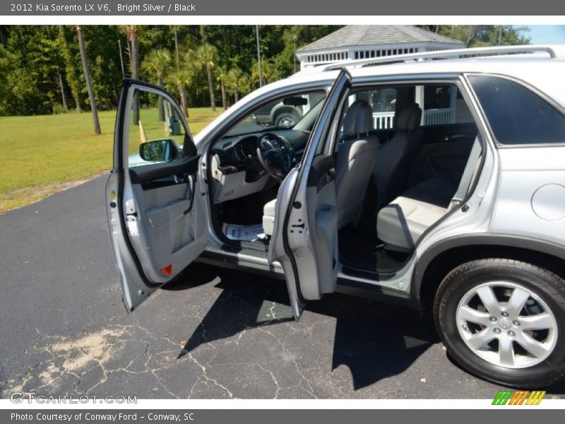 Bright Silver / Black 2012 Kia Sorento LX V6