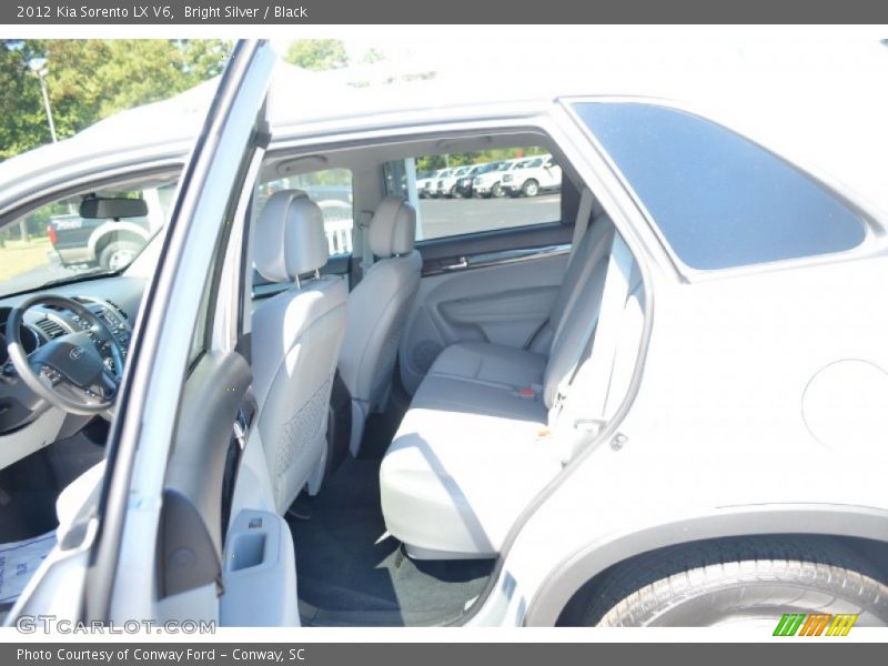 Bright Silver / Black 2012 Kia Sorento LX V6