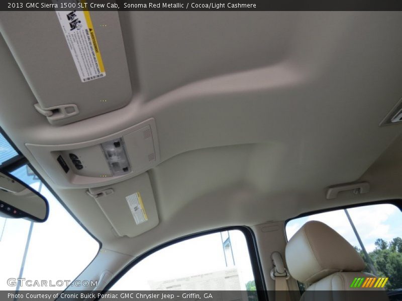 Sonoma Red Metallic / Cocoa/Light Cashmere 2013 GMC Sierra 1500 SLT Crew Cab